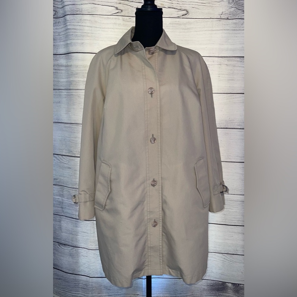 London Fog Tan Trench Coat
